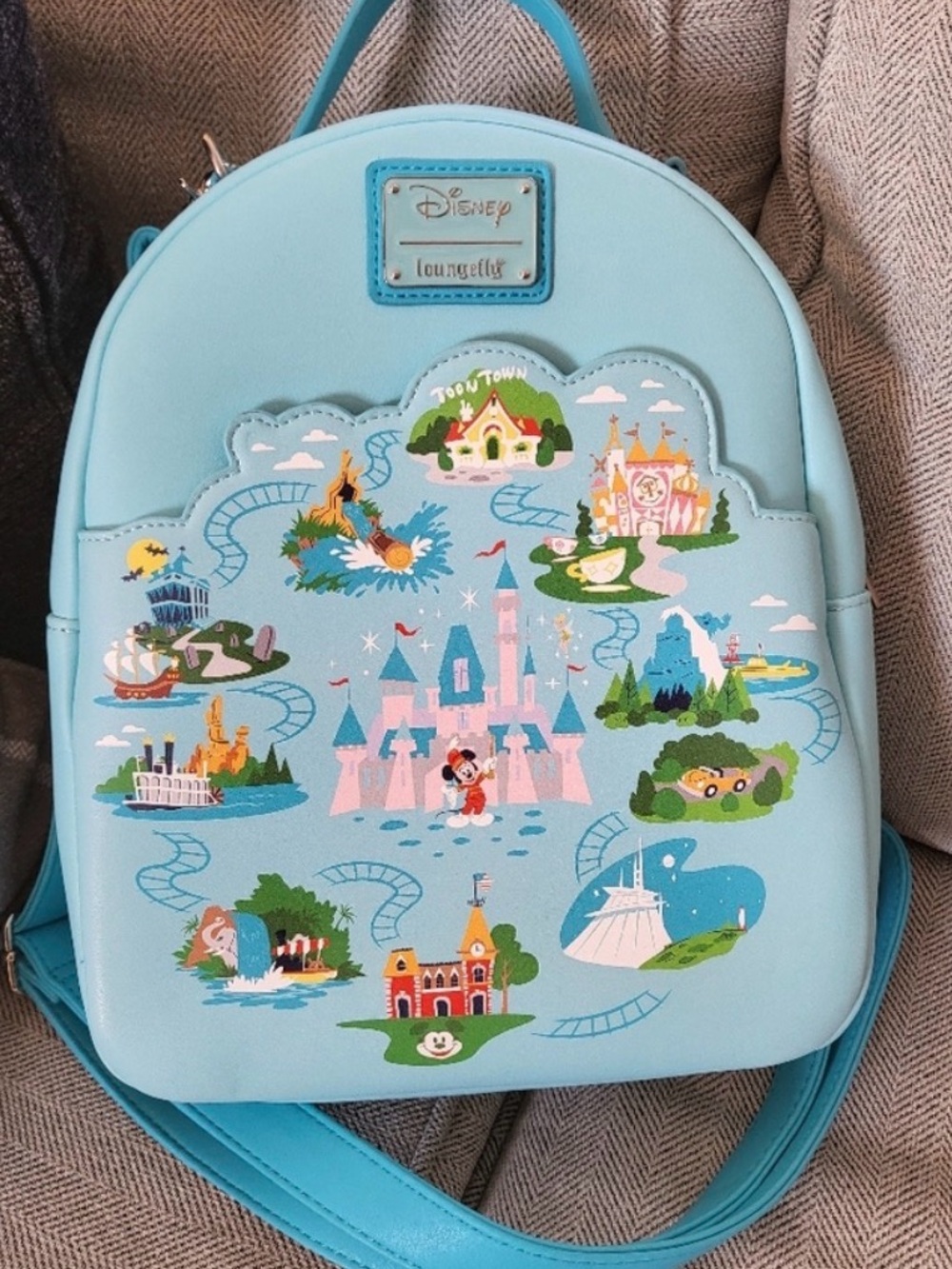 Loungefly Disneyland 65th Anniversary Convertible Backpack